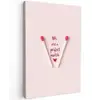 Perfect - Minimalistisch - Valentijn canvas 2cm klein -z3d