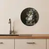 Stilleven met bloemen KitchenYeah - Keuken - Wandcirkel Forex klein -sfeer3