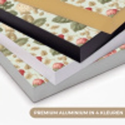 Klassiek - Botanisch - Veelkleurig Textielframe zwart klein 947 -USP_kleurenNL