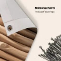 Hout - Stam - Lichtbruin Balkonbeschermer Duitsland klein -closeup_NL