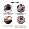 Stilleven met bloemen - Schilderij van Jan van Huysum Inductie beschermer vinyl 3mm middel -zzzzzzz-cc-werking