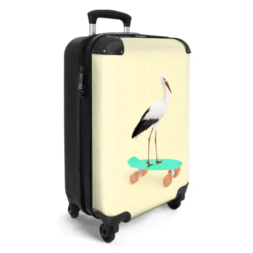 Rijdende reiger Koffer - NBS - Handbagage middel -productfoto_3d