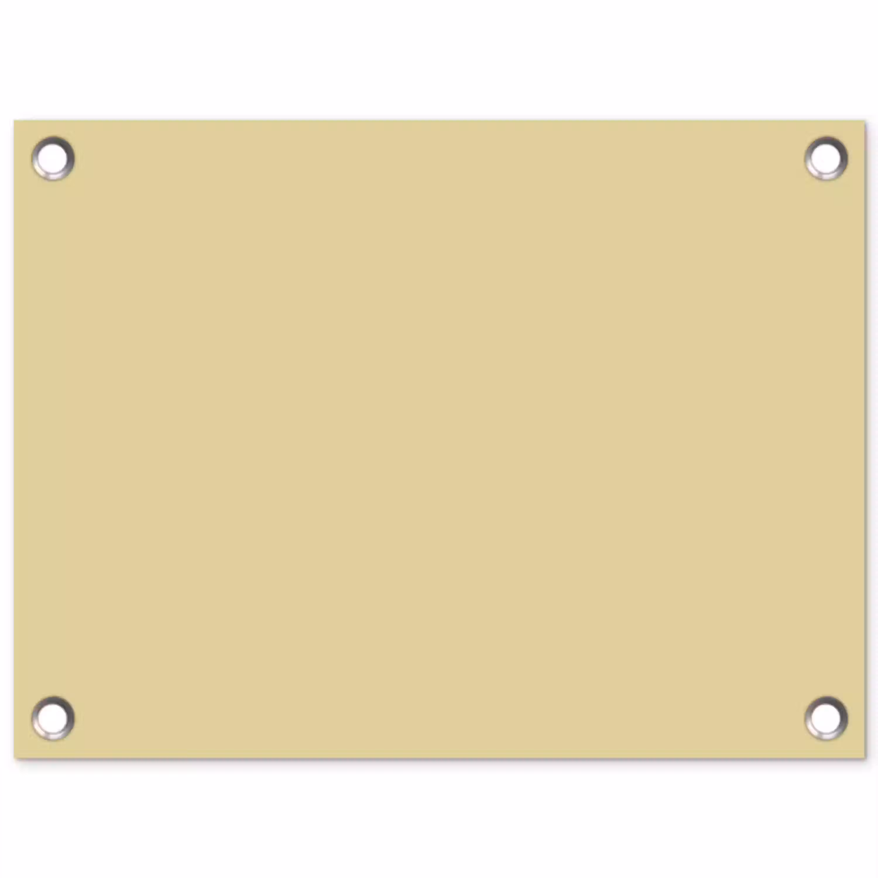 Mellow - Touch - Geel tuinposter los doek klein 239 -3d