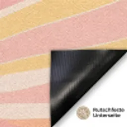 Illustratie - Zon - Pastelkleuren Deurmat klein -antislip_DE