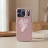 Tros - Druiven - Illustratie - Bladeren Telefoonhoesje iPhone 17 Pro klein -sfeer2