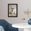 Ezel - Dieren - Badkuip - Schuim fotolijst zwart zonder passe partout klein -sfeer4