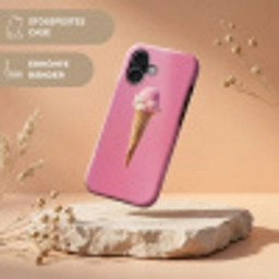 Hoorntje - Schepijs - Roze Toughcase MagSafe Apple iPhone 17 klein -USP_RandenV_DE
