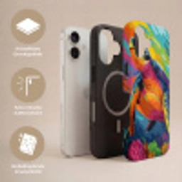 Koraal - Schildpad - Abstract - Water Toughcase MagSafe Apple iPhone 17 klein -USP_Lagen_DE