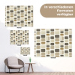 Blokken - Vintage - Grijs tuinposter los doek klein 239 -Xsfeer9_DE