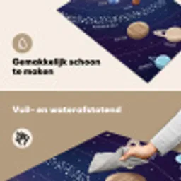 Planetenstelsel - Ruimte - Illustratie Inductie beschemer met haakjes klein -ky-schoon-nl