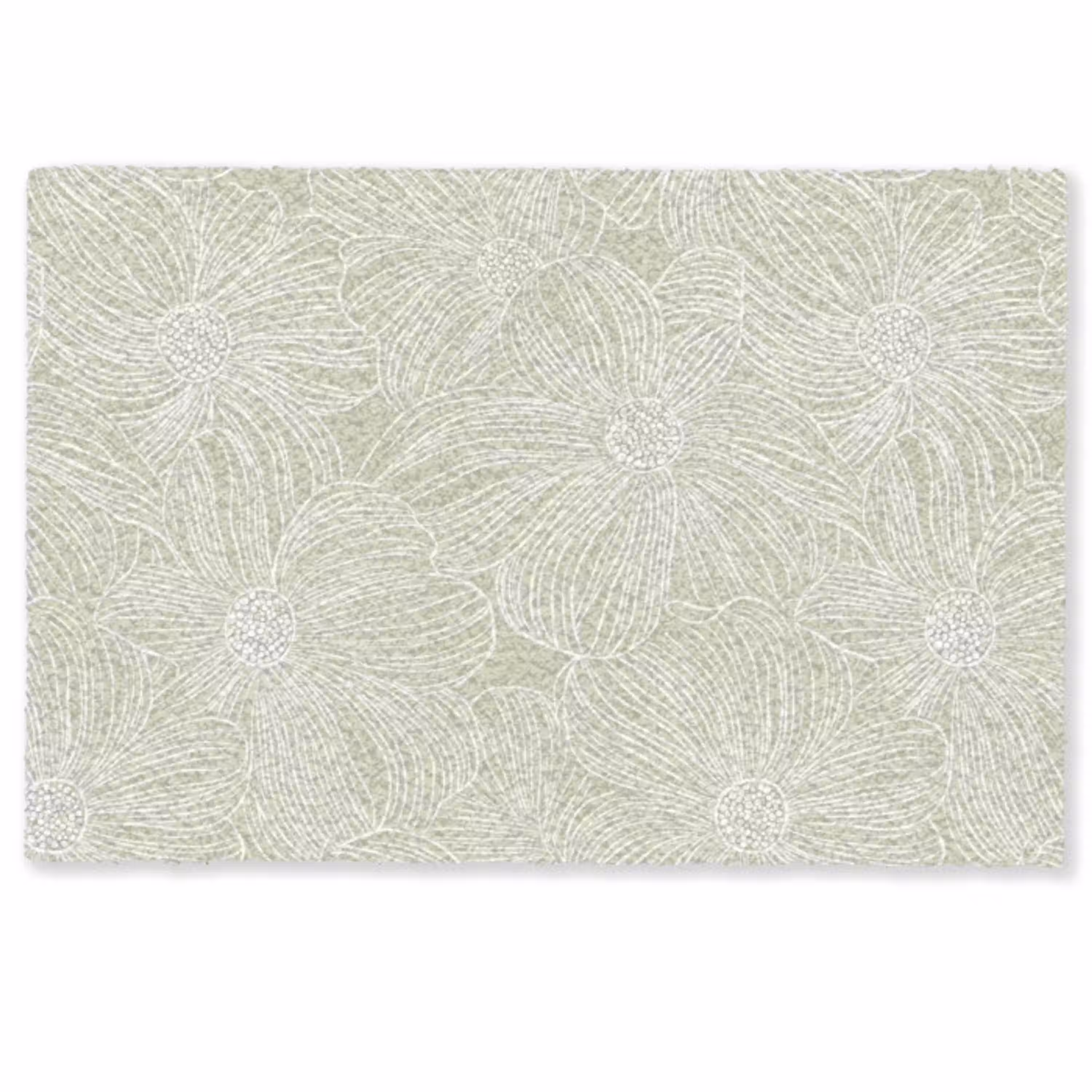 Sereen - Bloemen - Groen Deurmat klein 898 -zkaufland3d