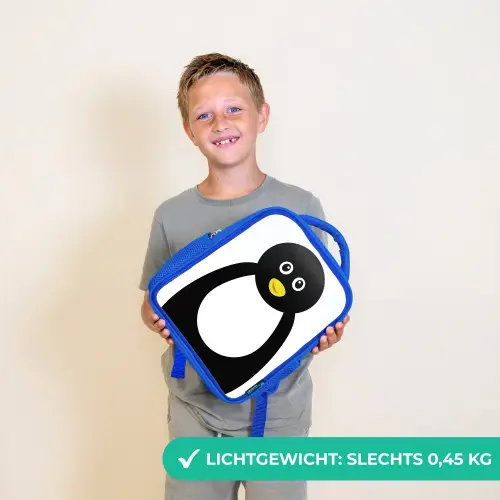 Dierenportret - Pinguïn - kinderen Kinderrugzak - Blauw middel -sfeer1_NL