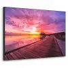 Steiger - Water - Zon - Roze - Horizon Textielframe zwart klein -3d