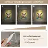 Panda - Cartoon - Bamboebos - Zwart Light Box met kabel klein -USP_dimbaarNL