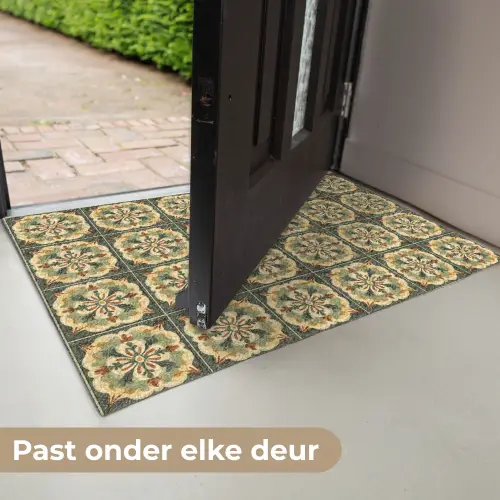 Ornament - Patroon - Groen Deurmat klein 898 -USP_NL