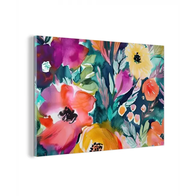 Bloemen - Olieverf - Kunst - Natuur plexiglas 5mm klein -z3d