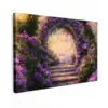 Poort - Paars - Bloemen canvas 2cm klein -z3d