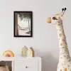 Hangmat - Palmbomen - Strand - Zee fotolijst zwart zonder passe partout klein -usfeer4_kinderkamer