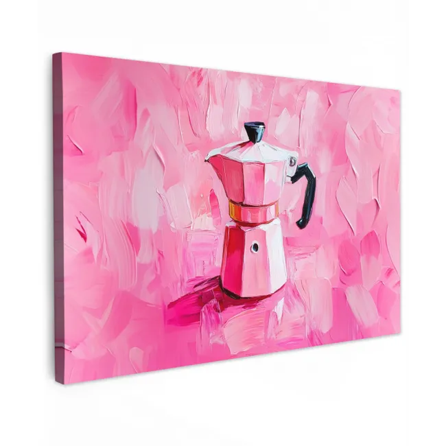Roze - Verf - Coffee canvas 2cm klein -z3d