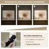 Bloem - Minimalistisch - Groen Light Box met batterij (Wandlamp) middel -USP_dimbaarNL