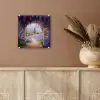 Doorkijk - Lavendel - Bloemen - Paars - Poort plexiglas 5mm klein -sfeer5