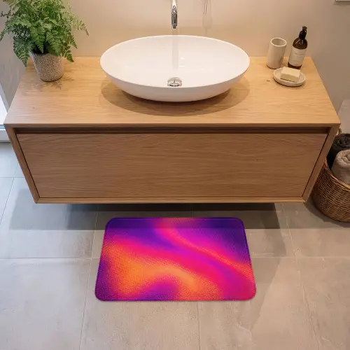 Abstract - Patroon - Kleurverloop Badmat klein -sfeer1