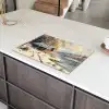 Winter - Sneeuw - Huis - Natuur Inductie beschermer vinyl 3mm klein -sfeer8