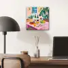 Tafel - Wijn - Fruit aluminium wit klein -sfeer5