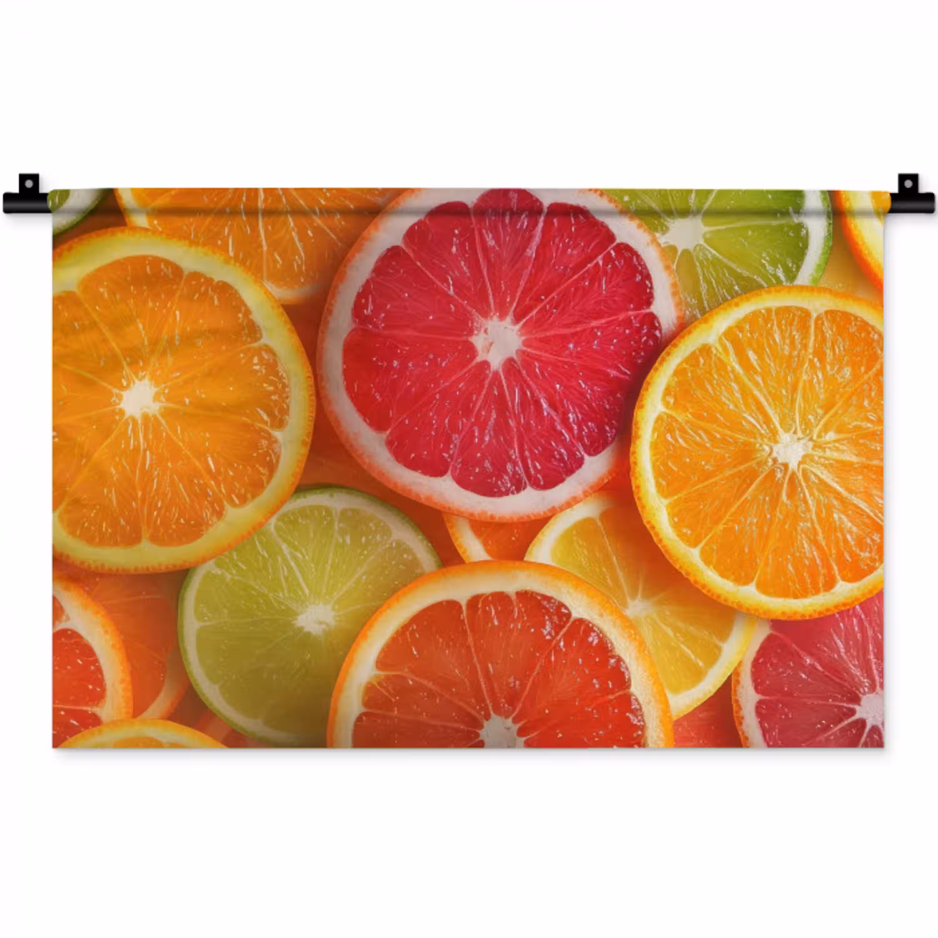 Fruit - Kleurrijk - Close up Wandkleed katoen klein -zz3d