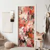 Bloemen - Kunst - Abstract - Verf deurposter klein -sfeer6