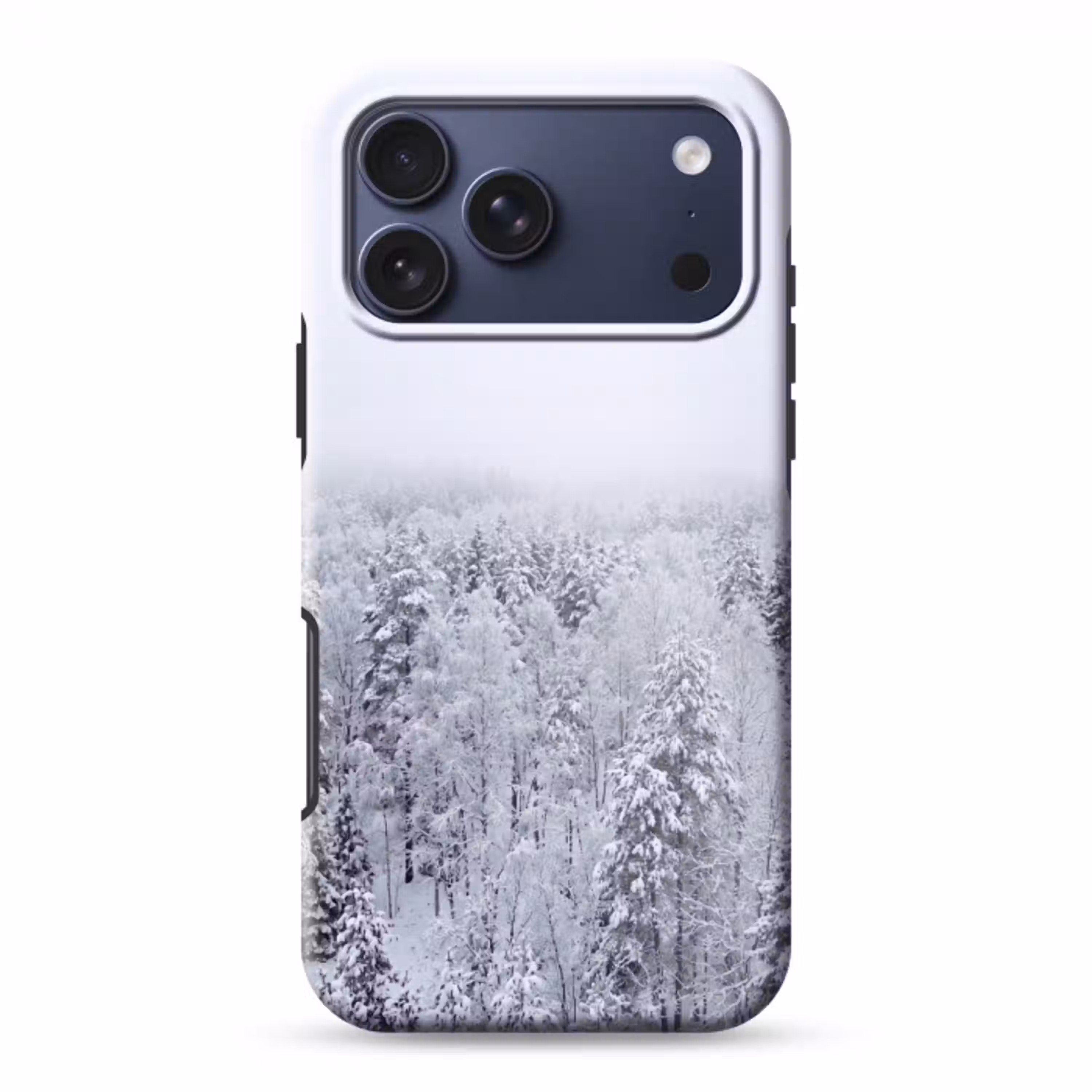Bos - Sneeuw - Winter - Natuur - Wit Toughcase MagSafe Apple iPhone 17 Pro Max klein -3d