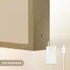 Parallelle lijnen - Lichte textuur - Beige Light Box met batterij (Wandlamp) middel -USP_websiteoplaadbaarNL