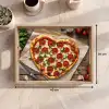 Pizza - Hart - Pepperoni - Tomaat Dienblad Rechthoek middel -USP_Formaat