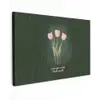 Tulpen - Roze - Tekst - Love canvas 2cm klein -z3d