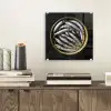 Sardines - Vissen - Rond - Zwart plexiglas 5mm klein -sfeer1