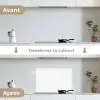 Grafisch - Patroon - Modern keuken achterwand spatscherm klein 900 -voor_na_FR