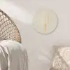 Minimalistisch - Waterijsje - Stokje - Beige Akoestische PET Vilt - Rond klein -sfeer4