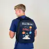Astronaut - Quote - Planeten - Sterren Rugzak - Zwart middel -sfeer8