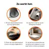 Grafisch - Patroon - Modern Inductie beschermer vinyl 3mm klein 276 -zzzzzzz-td-werking