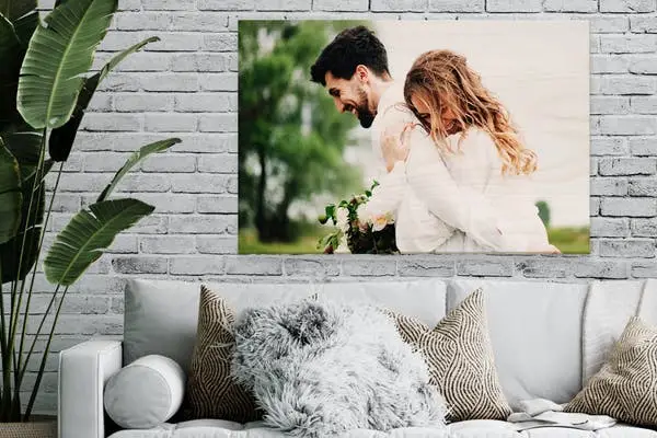 Foto op multiplex gedrukt