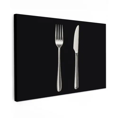 Bestek - Klassiek - Elegant canvas 2cm klein -z3d