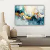 Abstract - Kunst - Gold - Blauw canvas 2cm klein -sfeer6