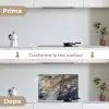 Marmer - Goud - Waterverf - Textuur - Marmerlook keuken achterwand spatscherm klein -voor_na_IT