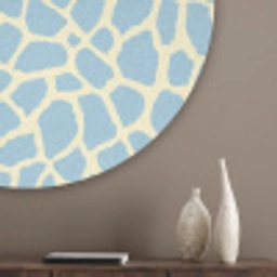 Giraf - Modern - Blauw Akoestische PET Vilt - Rond klein 838 -sfeer5_closeup