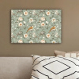 Roze - Vogels - Kleurrijk canvas 2cm klein 34 -sfeer3