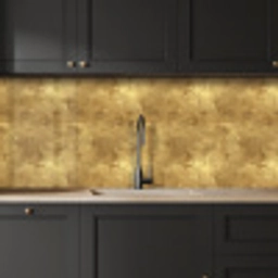 Industrieel - Textuur - Goud keuken achterwand 2 middel 871 -sfeer1