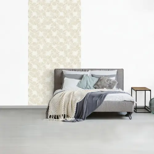 Abstract - Motief - Beige fotobehang vinyl groot 64 -slaapkamer