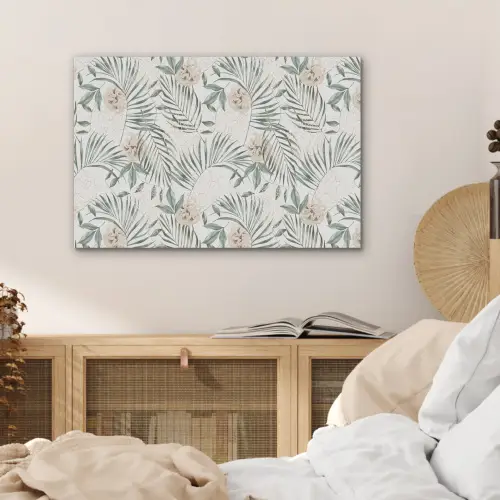 Bohemian - Bladeren - Bloemen - Tropisch PET vilt middel -sfeer3