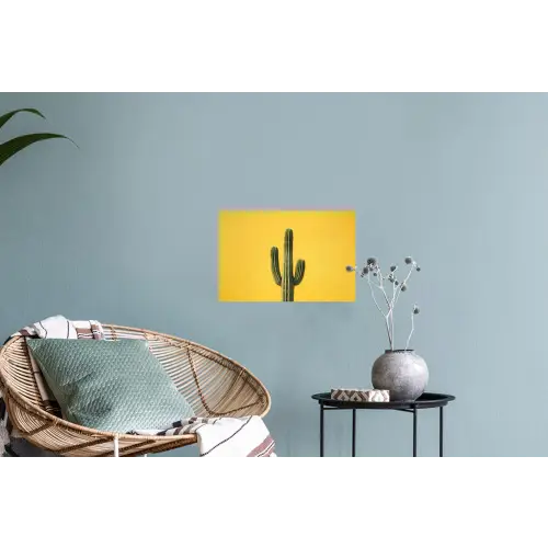 Cactus - Groen - Minimalistisch Muursticker klein -plant