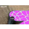 Mintgroen - Roze - Vlekken - Patroon Placemat vinyl groot 368 -closeup